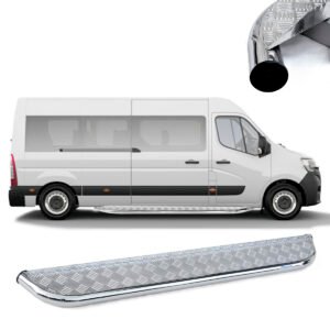 Estribo Tubo Chapa Cromado Master L3H2